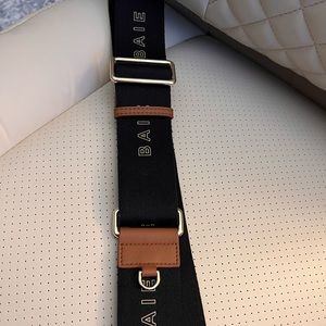 Mina Baie Baie Strap in Terra vegan leather with Gold hardware